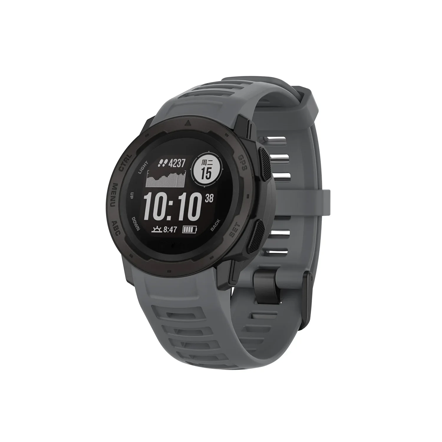 Pasek do zegarka Garmin Instinct 2 Silikonowy pasek do smartwatcha Garmin Instinct 1/Esports/Solar/Tactical Bransoletka Pasek — zdjęcie produktu 4