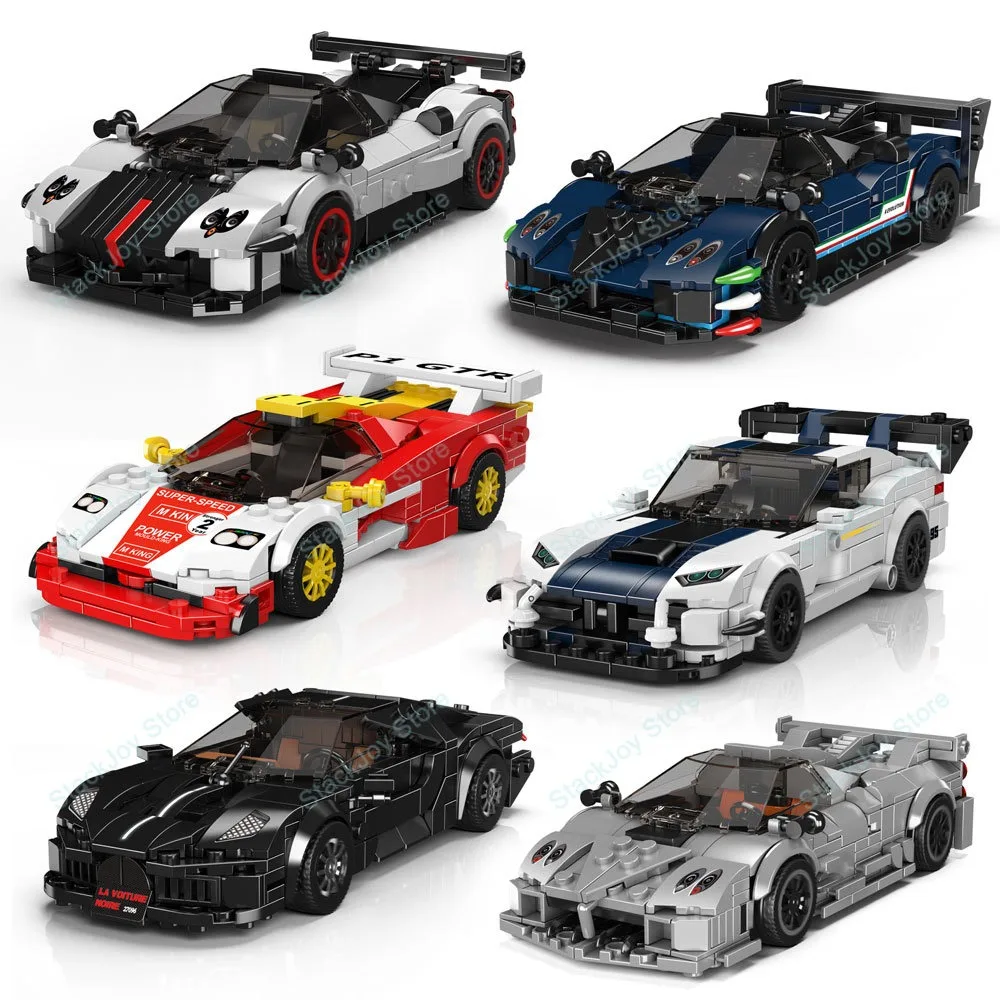 Mold King Technische Auto Speelgoed Alle Type Sport Racing Supercar Voertuig Bouwstenen Set Montage Baksteen Voor Kinderen Kerstcadeaus