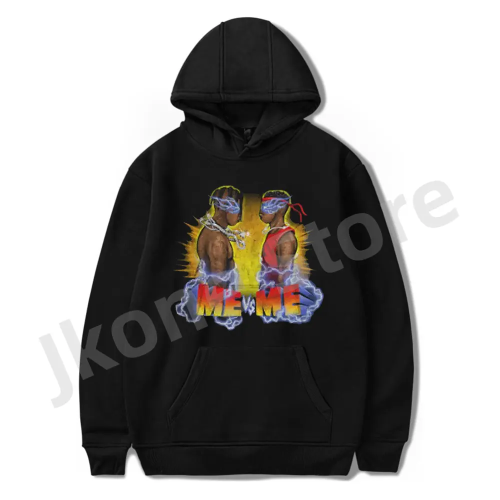 

NLE Choppa ME Vs ME Face Off Hoodies Album Tour Merch Women Men Fashion Casual HipHop Sweatshirts