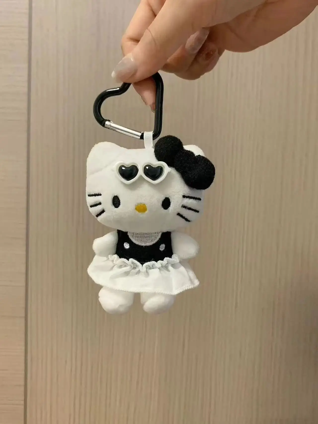 Sanrio Kawaii Hello Kitty Plush Doll Keychain Cartoon Soft Stuffed Toys Widgets Bags Pendant Accessories Birthday Gift For Frien