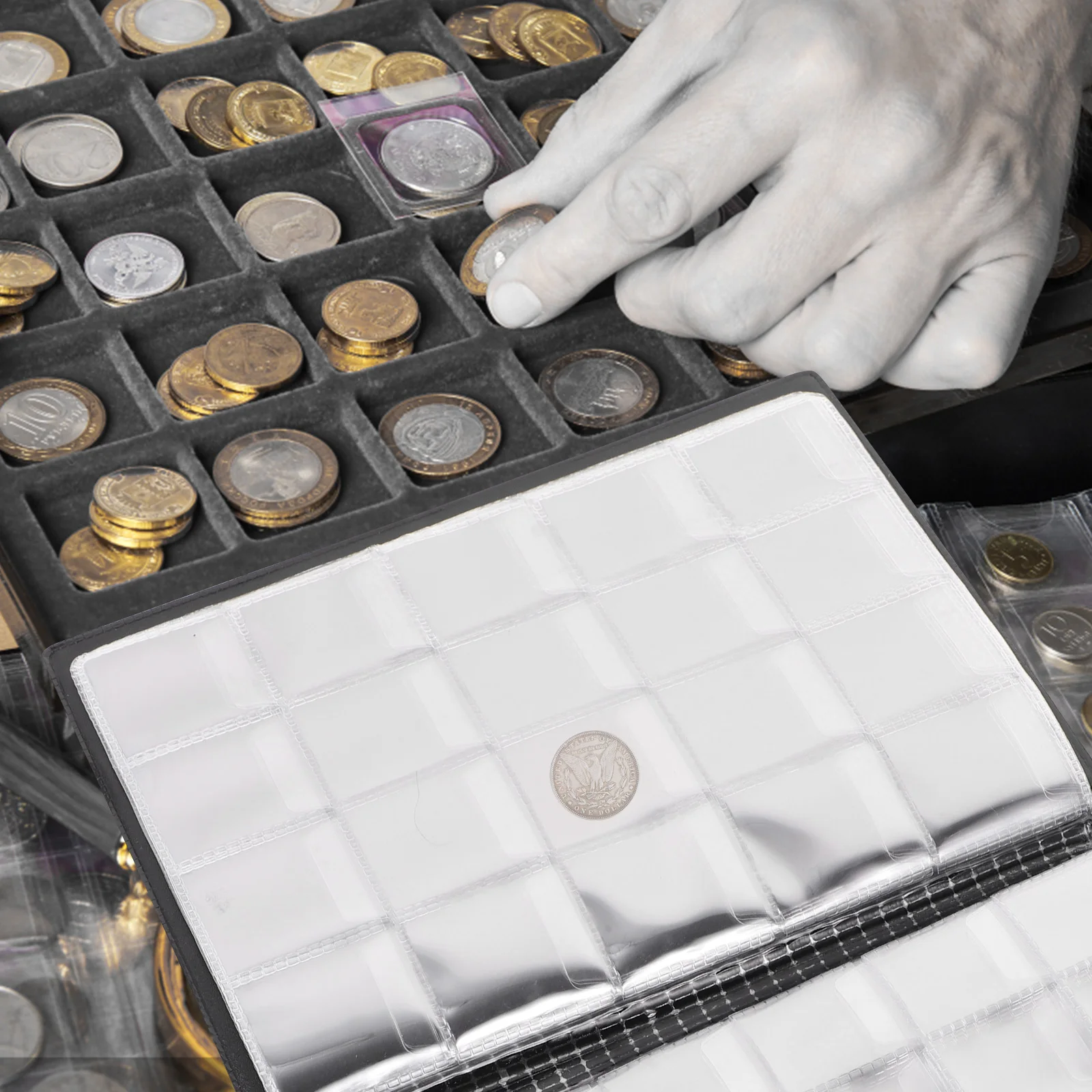 

Coin Collection Book for Collector Money Books Keeping Coins Binder Album Collectors All