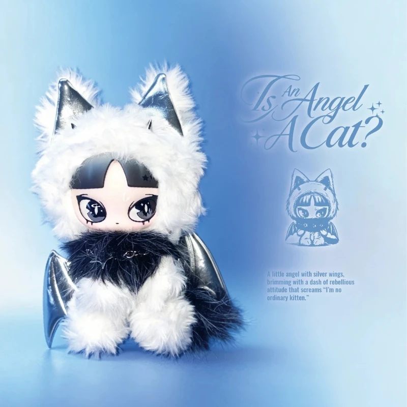 INNS IS AN ENGEL A CAT Serie Limited Edition Pluche Hangkaart Schattig Actie Anime Figuur Tas Aanhangsel Decoratie Verzamelpop Cadeau