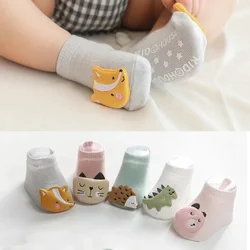 New Children Socks Cartoon Animal Accessories Baby Socks Baby Toddler Non-slip Newborn Cotton Socks