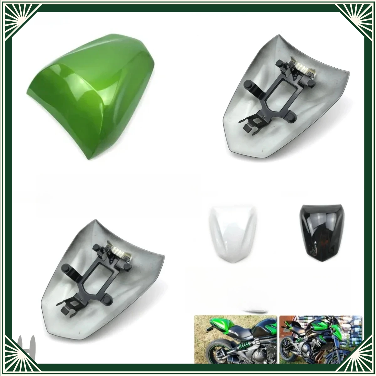 Motorcycle For Kawasaki Ninja650 EX650 ER6F ER6N 2012 - 2016 Rear Seat Tail Cover Accessories Rear Seat Cover Cowl Solo Fairing