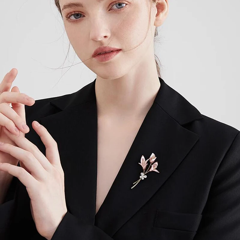 (PMS) Broche de flor de cristal alfinete de lapela joias de strass alfinetes de casamento femininos broches grandes para mulheres acessórios de corpete