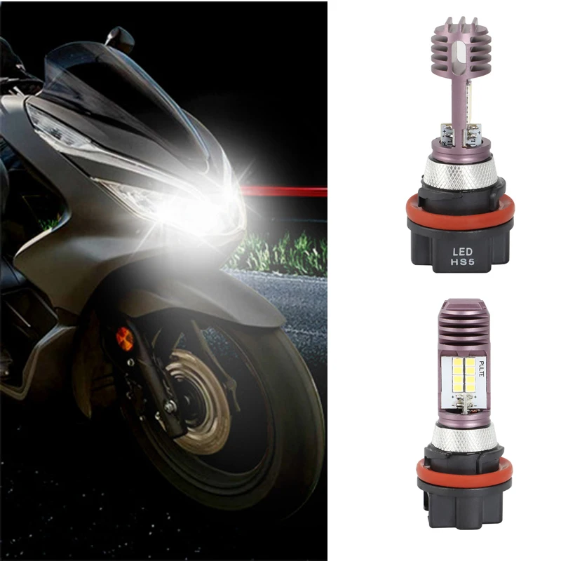 2Pcs LED HS5 White Headlight Bulb 42W Headlight Lamp For Suzuki Vinson 500 Quadsport Z250 Z400 King Quad 300 400 450 500 700 750