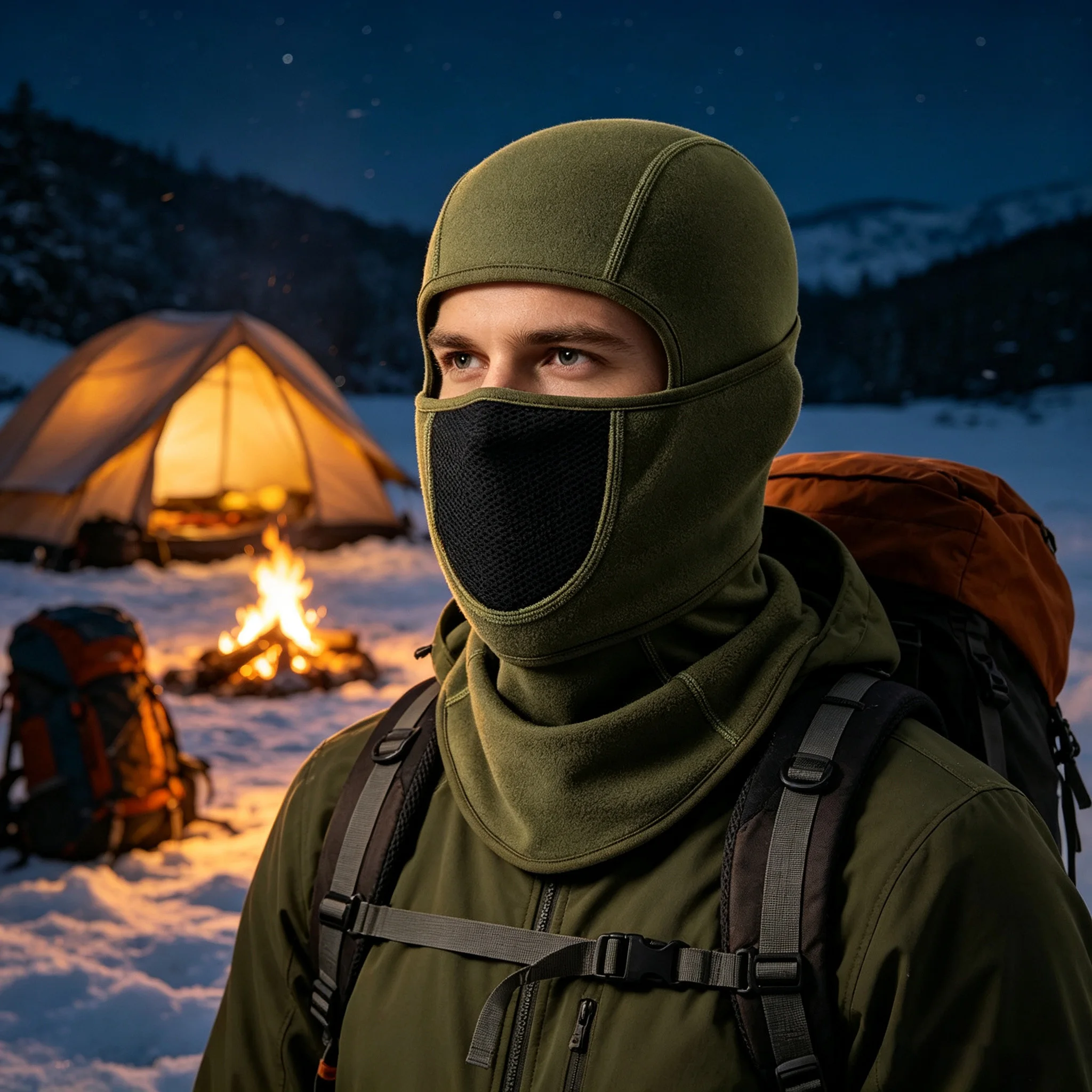 Thermal Windproof Motorcycle Balaclava – Breathable Full Face Mask with Anti-Fog Helmet Liner, Neck Warmer for Cycling & Outdoor