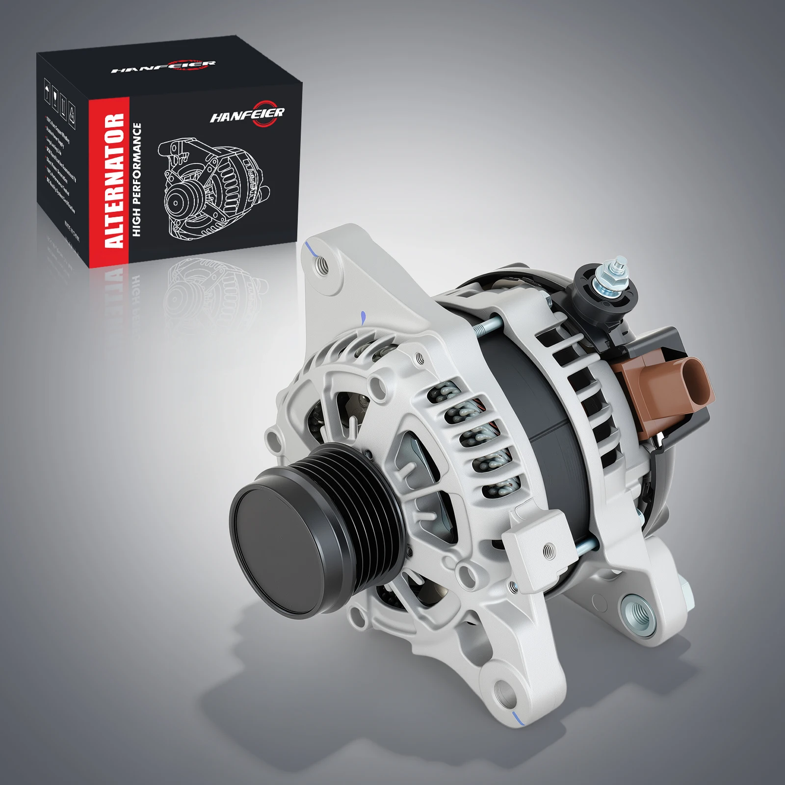 

Alternator for Toyota Corolla 2014-2019 1.8L 125A CW 6-Groove 11776 104211-3300