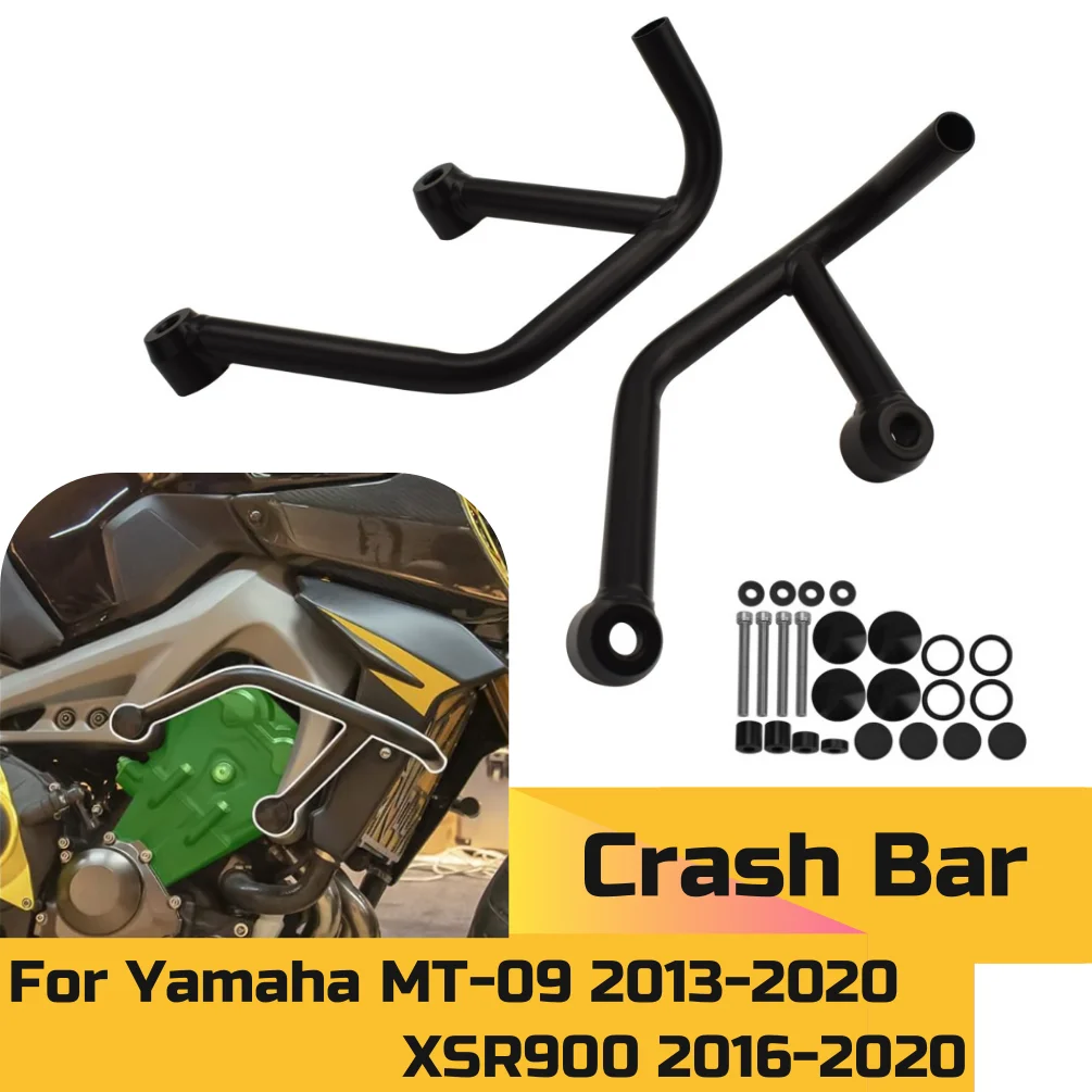 

MT09 XSR900 Crash Bars Engine Guard For Yamaha MT-09 MT09 FZ09 2013-2020 2019 Motorcycle Highway Bumper Falling Frame Protection