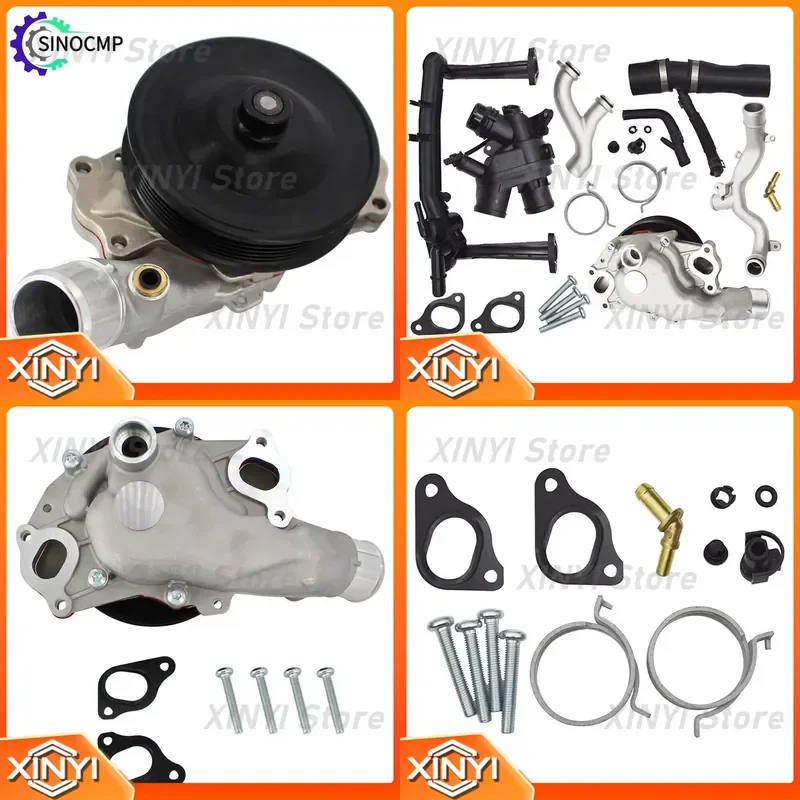 1Set Cooling System Replace Kit for Jaguar XF XE XJ Land Rover 3.0L 5.0L V8 Supercharged AJ813909 C2Z18615 AJ814042 C2D20660