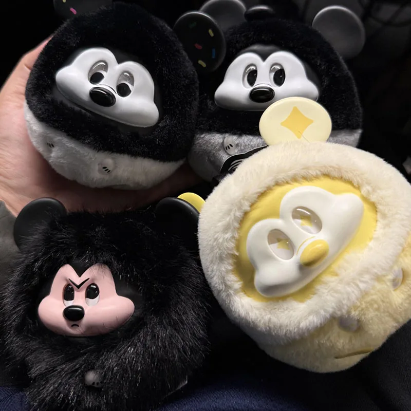 Genuino MINISO Anime Mickey Fun Collision Series caja ciega mochila muñeca colgante adorno de mesa muñecas regalos misterioso perímetro