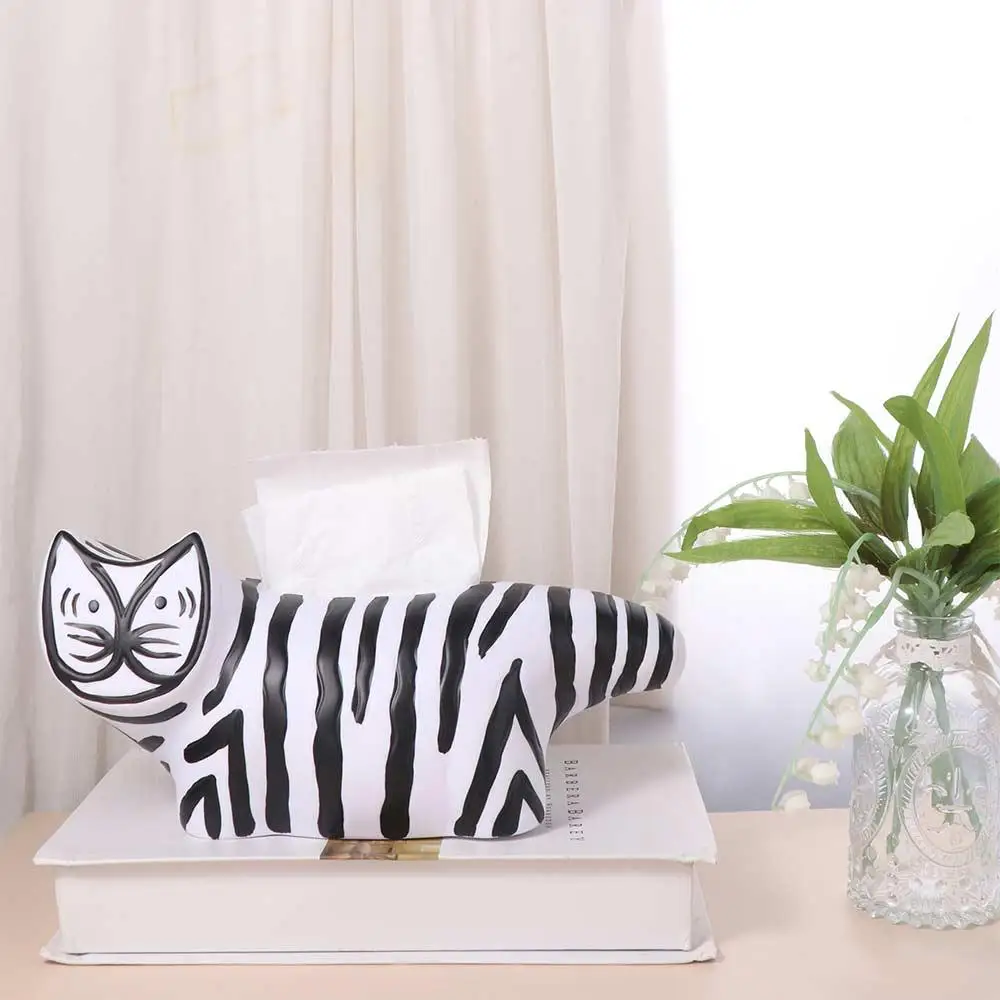 

Craft Modern Cat Ornament Cute Cartoon Tissue Box Exquisite Creative Paper Box Living Room