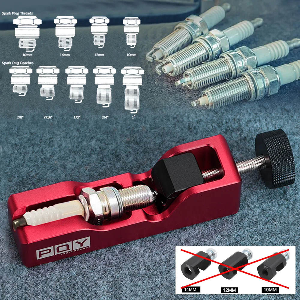 Universal Spark Plug Gap Tool Electrode Compresses 10mm 12mm 14mm 16mm High Turbo Power Kit PQY-SLV01