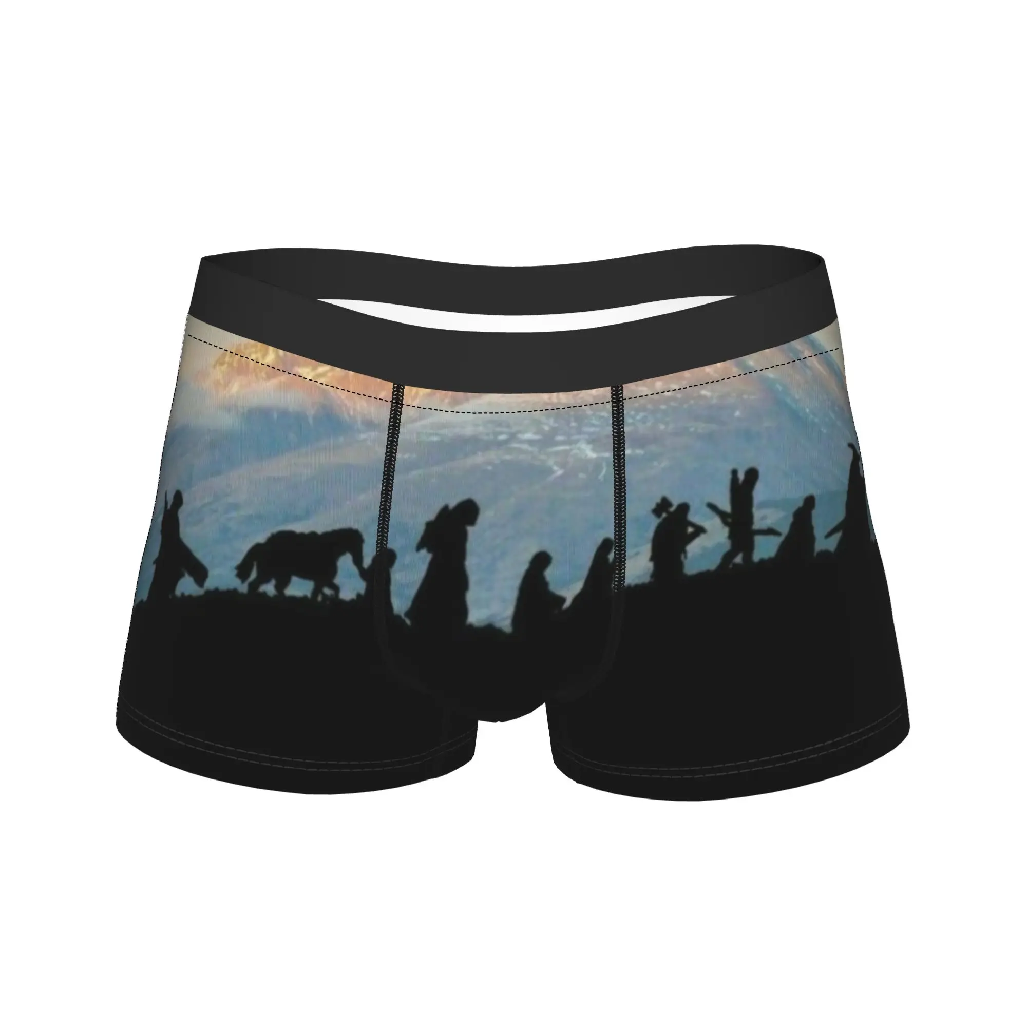 

Men's Lords Rings Gollum Boxers Briefs,Cozy Underwear Breathable Panites