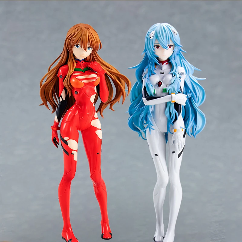 Original 18cm Anime Neon Genesis Evangelion Eva Action Ayanami Rei Kawaii Figure Pvc Model Toys Doll Collect Ornaments Gifts