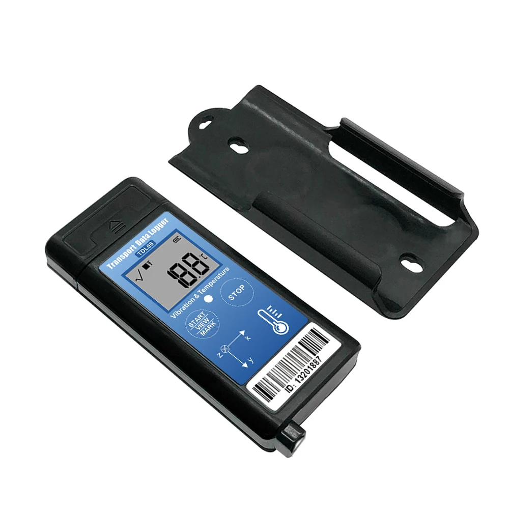 Vibration Meter Checker Tragbarer Diagnoseanalysator mit Stoßdatenlogger Temperatur Vibrationstester