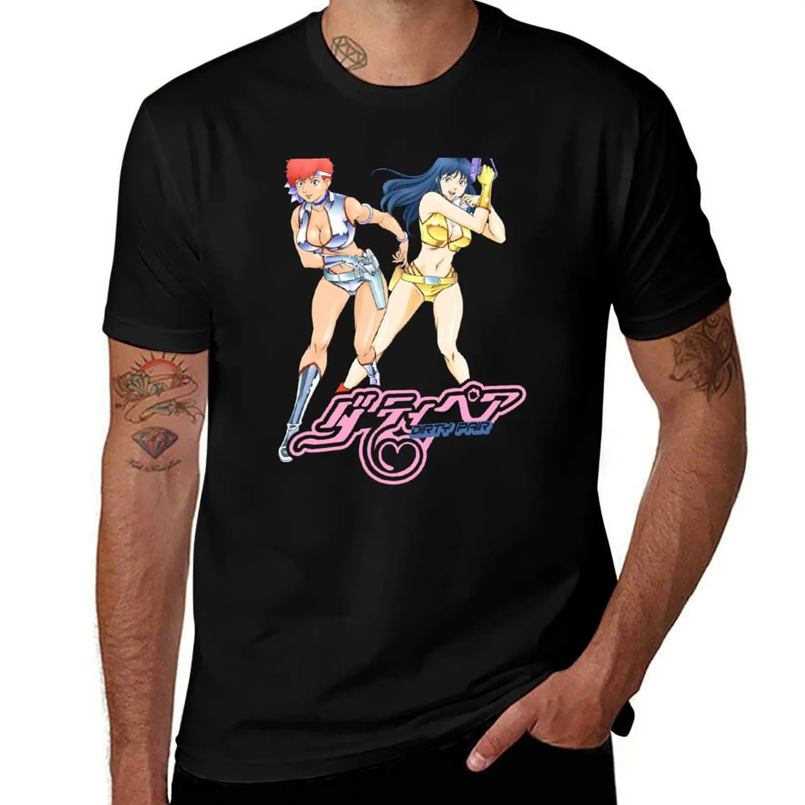 Dirty Pair T-Shirt Soft Cotton Print T-Shirt