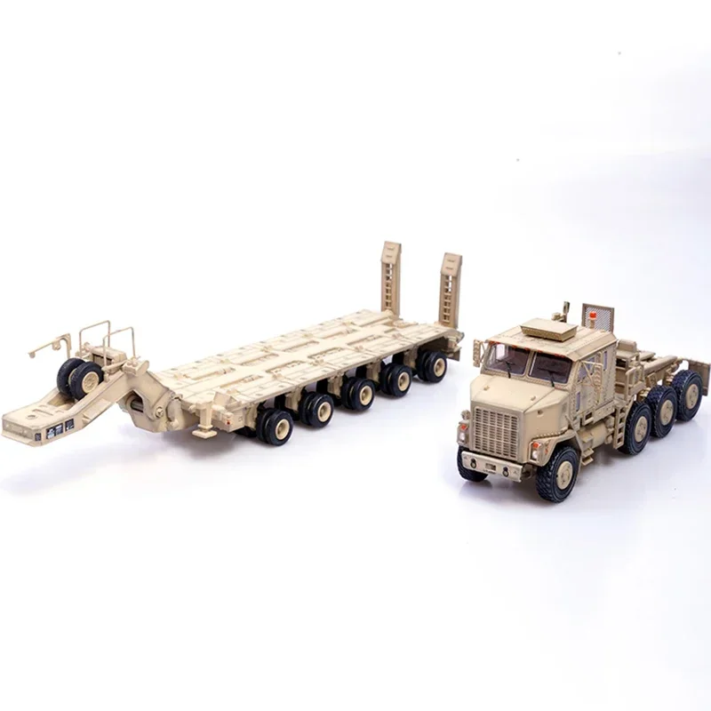 American Oshkosh M1070 Heavy Truck 1/72 Transport Truck Desert Color Model Collectible Ornament