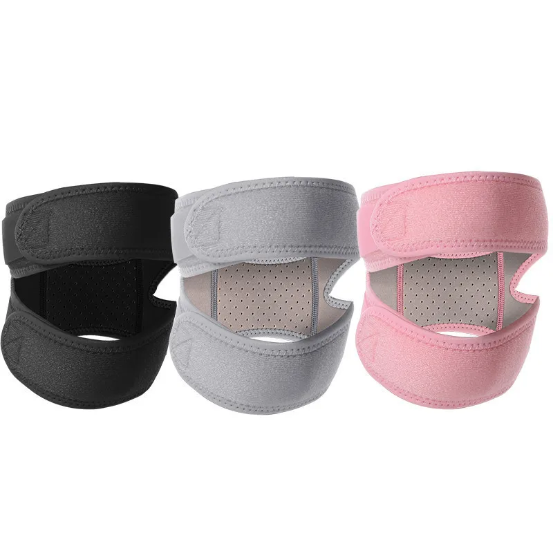 1pcs Silicone Patellar Knee Pads Preventing Joint Injuries Knee Brace Running Fitness Cycling Skipping Knee Sleeve Men Women