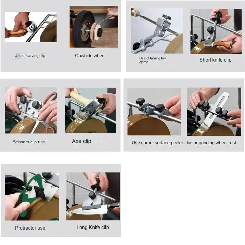 1PC H8101 Sharpening Machine Accessories Scissors Long and Short Knife Holder, Camel Planer Knife Holder
