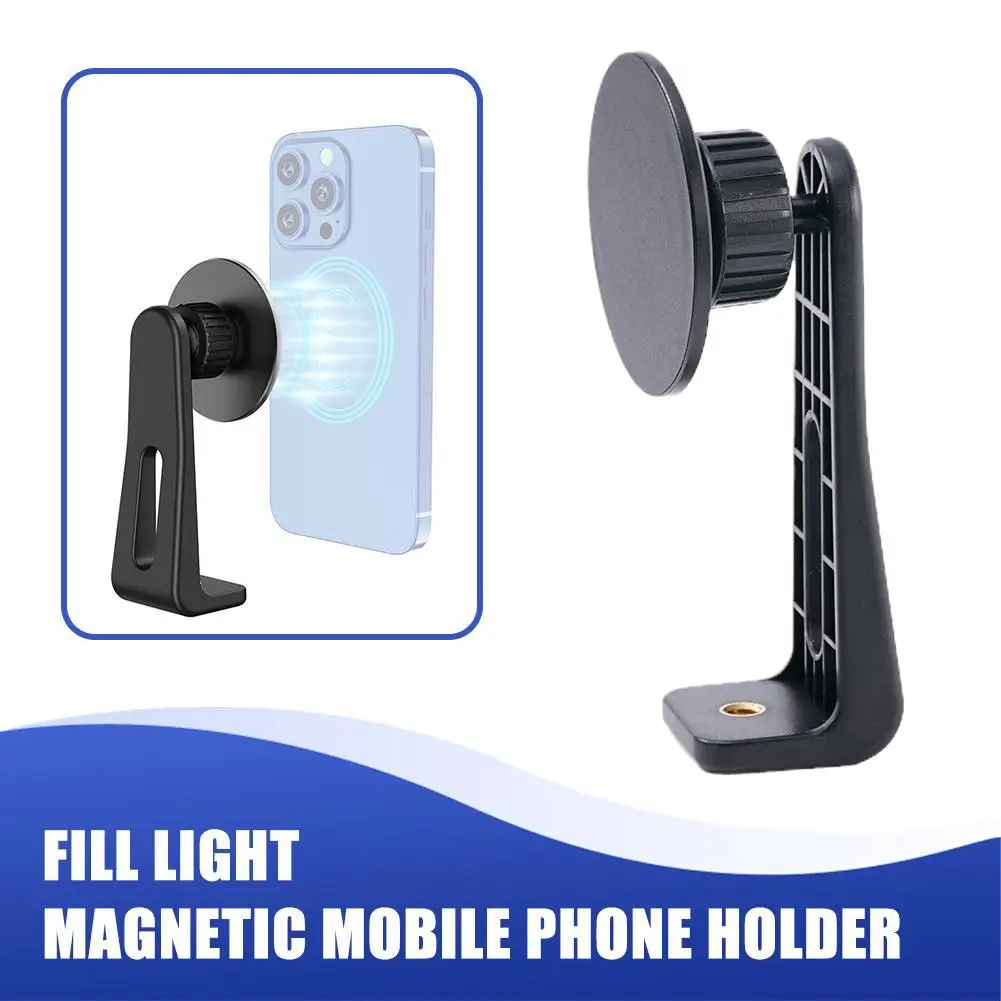 For Magsafe Magnetic Mobile Phone Holder Suitable For Iphone 14/13/12 Can Be Rotated 360° Electroplating Process To Prevent U3Y4