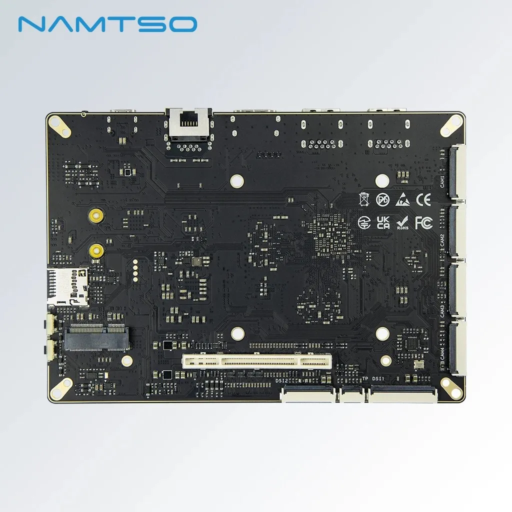 Imagem -02 - Namtso A103588 Rockchip Rk3588 Computador de Placa Única Núcleos 64bit Lpddr4x Wifi-bt Ssd Mini pc Placa de Desenvolvimento Sbc 16gb Mais 64gb