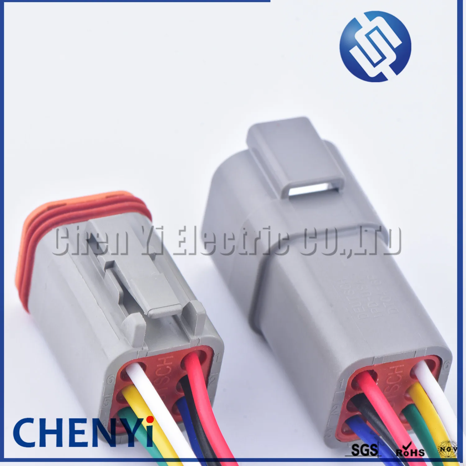 Deutsch DT series 6 Pin male female Auto Waterproof Connector DT06-6S DT04-6P Automotive Electrical Wire Harness pigtail Plug