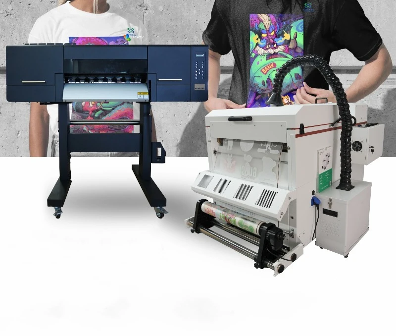 Dtf Machine 2 Head 4 Head 60cm t Shir Dtf Printer with Shaker and Dryer DTF Printing Machine