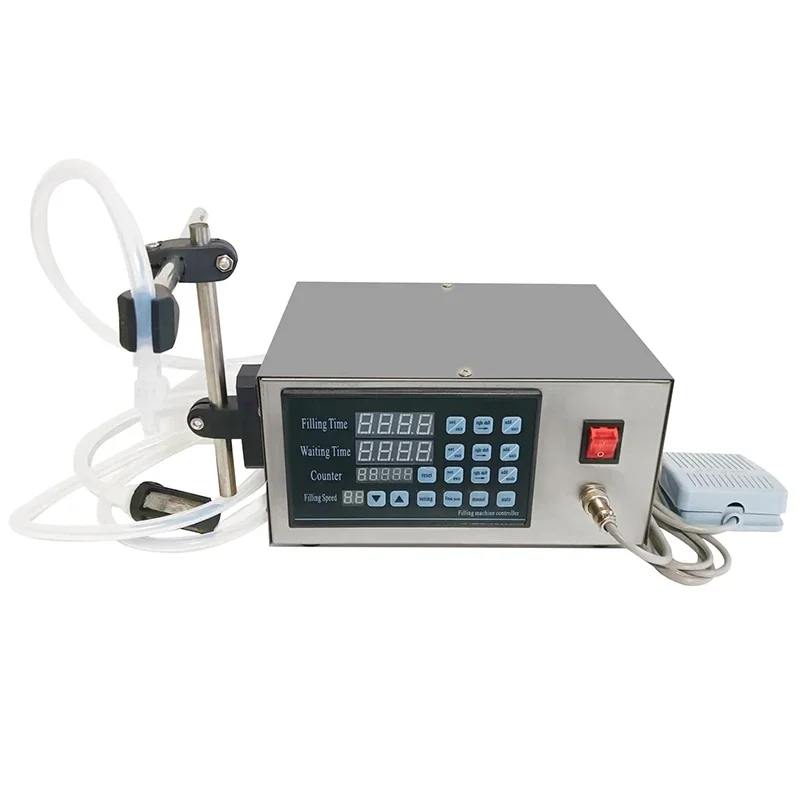GFK-280 Digital Electric Water Pumping Filler Single Head Filling Packaging Tool 110V 220V Quantificative Liquid Filling Machine