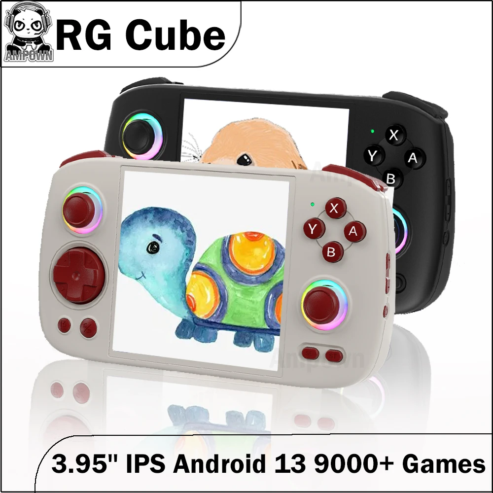 

Anbernic RG Cube 3.95'' Touch Screen Handheld Game Players Battery 5200mAh Android 13 Portable Video Game Console 9000+ Games