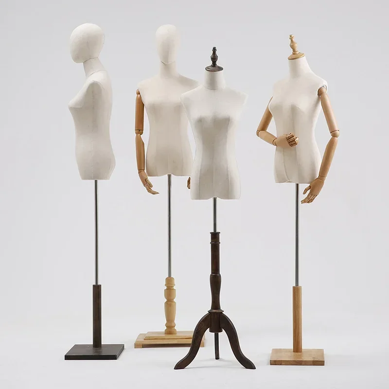 

Model frame, half body female props, women's clothing, Economical full body fake human body, window display, wedding dress