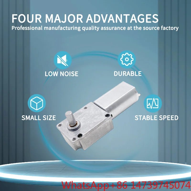 24mm DC Gear Motor Permanent Magnet Brushed Motor For Home Appliance Fan Cosmetic Instrument UseSupports Customization