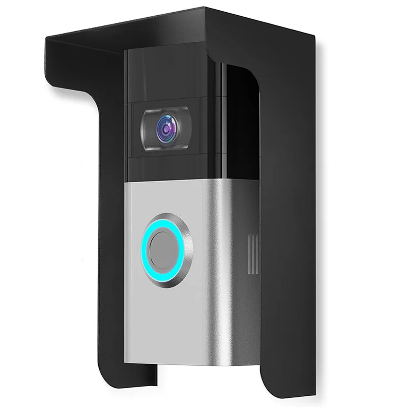 Black Doorbell Windproof Cover