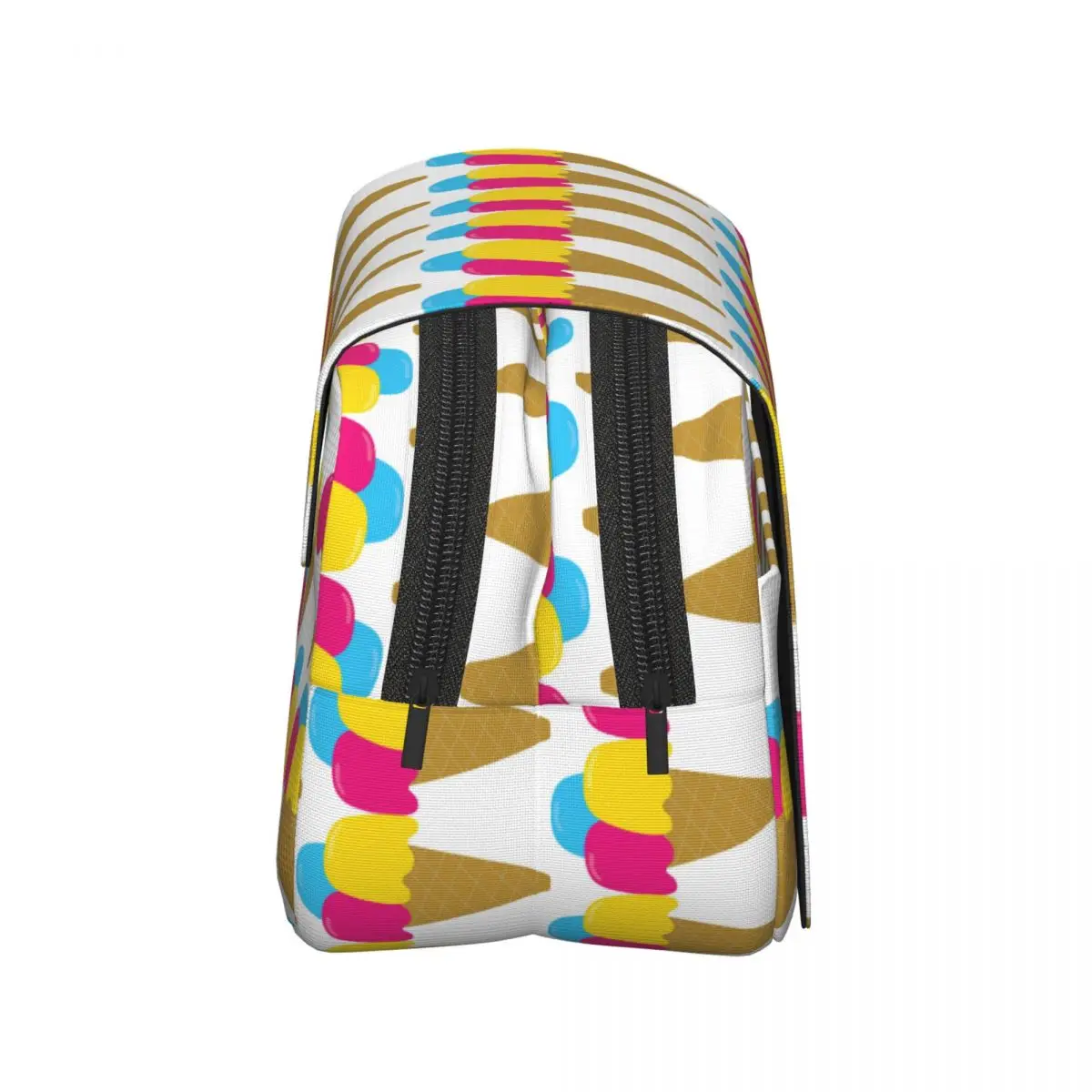 Ice Cream Pencil Case Pencil Pouch Hard Shell Leather Large Capacity Pen Box Pencil Bag for Students Gifts