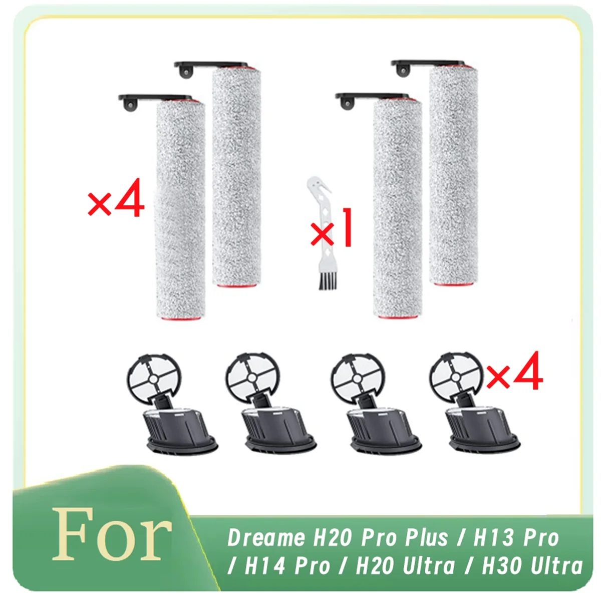 

CHFL For Dreame H20 Pro Plus / H13 Pro / H14 Pro / H20 Ultra / H30 Ultra Vacuum Cleaner Roller Brush Hepa Filters Accessories