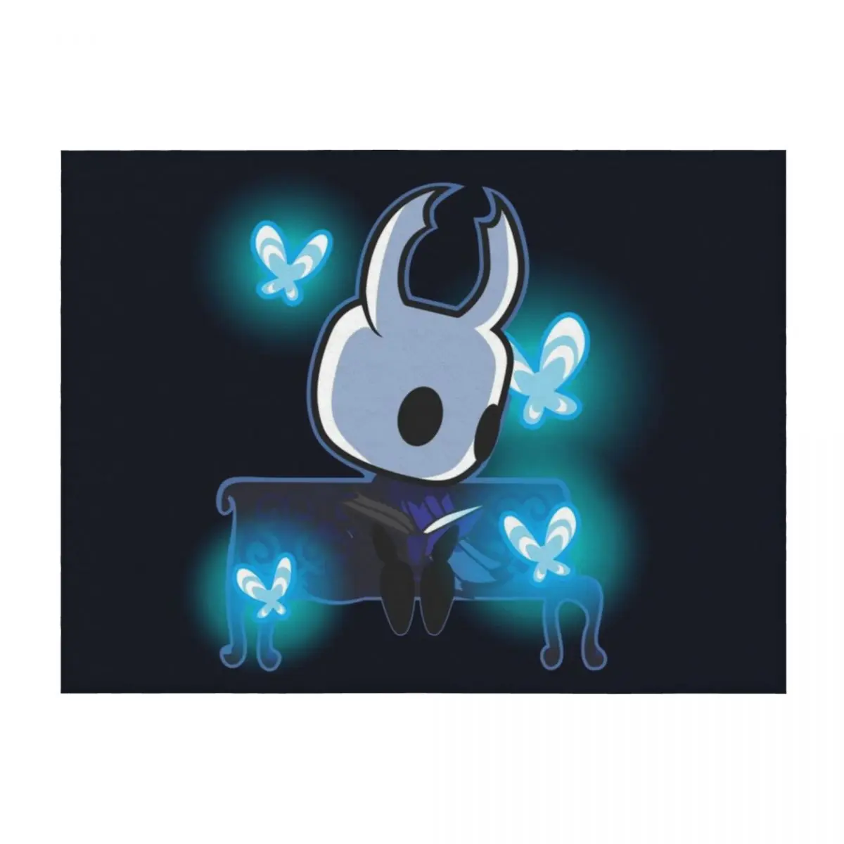 

Hollow Knight Throw Blanket Picnic Stuffeds Blankets For Sofas Baby Blankets