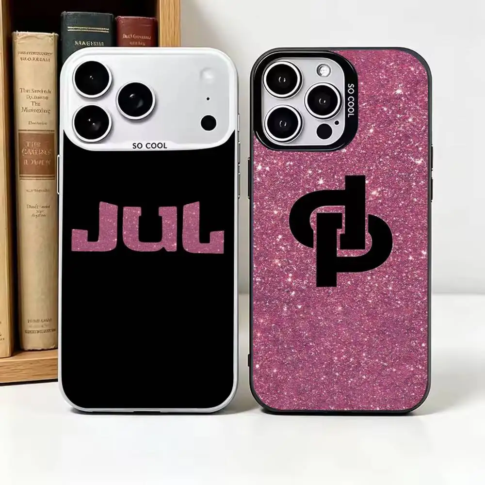R-Rapper J-JUL Cool Phone Case For iPhone 17,16,15,14,13,12,Plus,Pro Max,Colorful Silver Black Cover