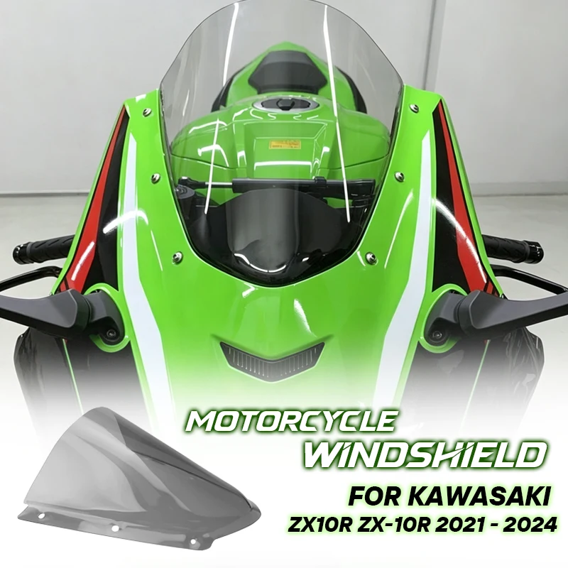 Kawasaki ZX10R Windshield Clear Black - AliExpress