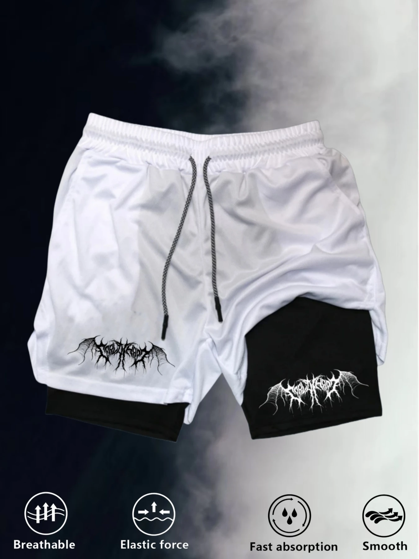 Men's Summer Quick-Dry Double-Layer Shorts! Breathable Sweat-Wicking Fabric to Say Goodbye to Sports Stuffiness