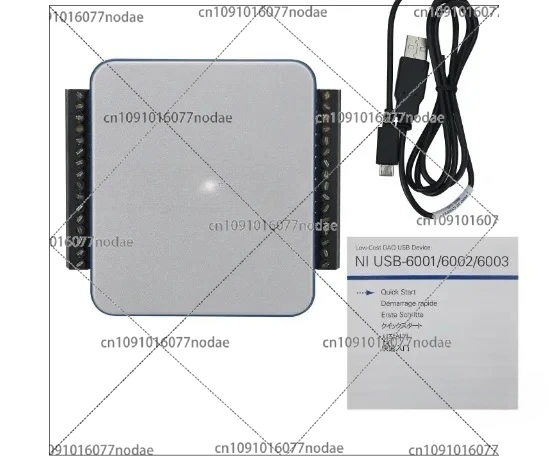 

Новый запас NI USB-6002 USB Многофункциональная карта сбора данных DAQ 8AI 16-бит 2AO Digital I/O Labview NI USB-6002 USB