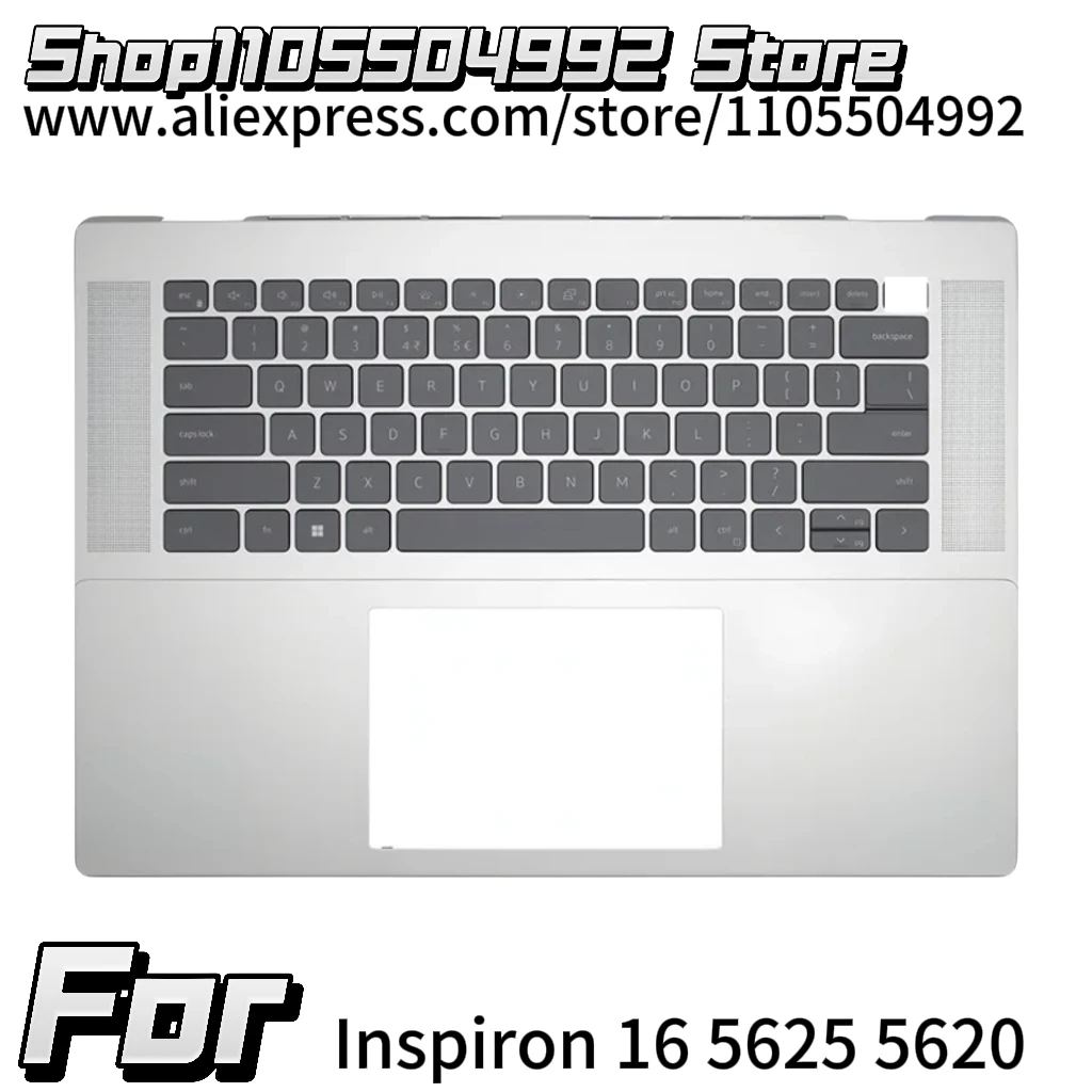Original New US For Inspiron 16 5625 5620 Laptop Palmrest Upper Case With Backlit Keyboard 0HJ5PC (Silver) 15.6"