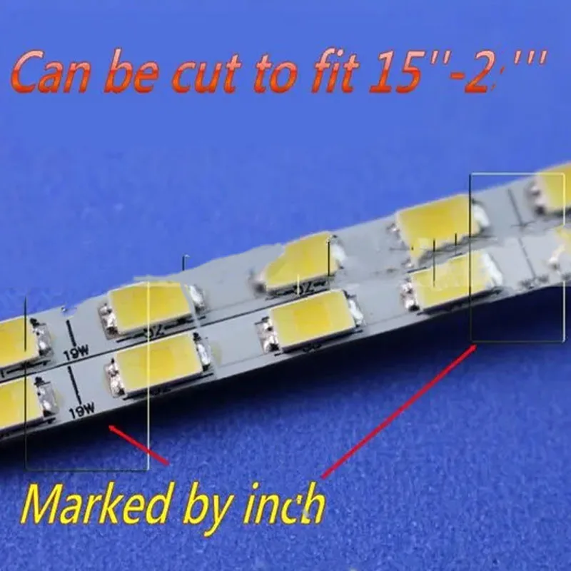 Universal Highlight Dimable LED Backlight Lamps Update kit Adjustable LED Light For LCD Monitor 2 LED Strips