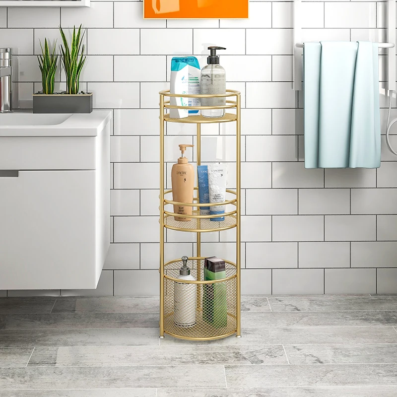 Bathroom storage rack, floor to ceiling, bathroom storage rack, bathroom, shower room, multifunctional, multi story