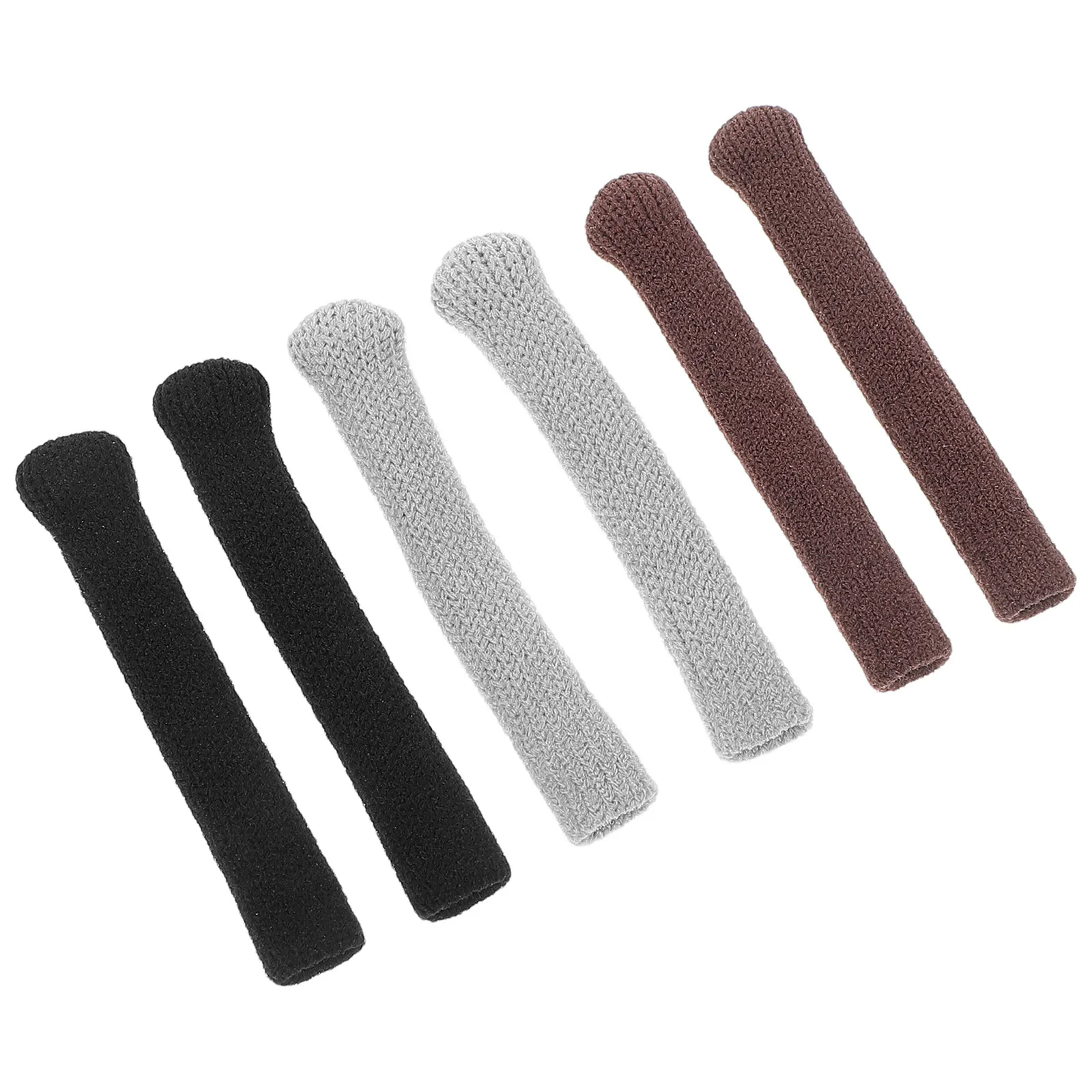 6Pcs Glasses Ear Cushions Knitted Soft Anti Slip Eyeglass Arm Covers Universal Temple Sleeves Eyewear Retainers