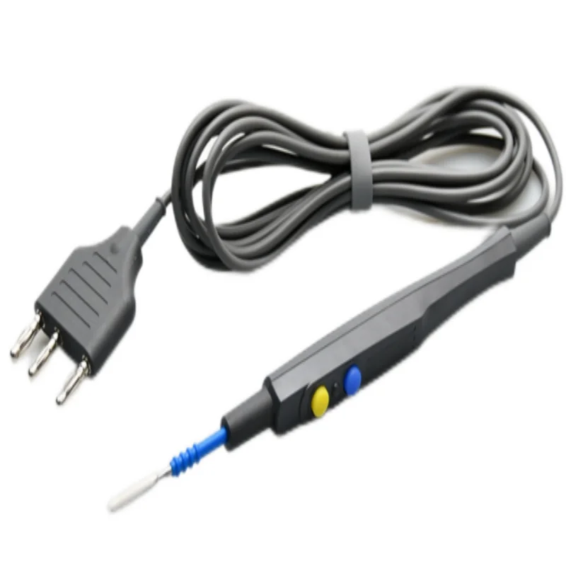 

Электрохирургический карандаш-электрод с настраиваемым лезвием, ручное управление, многоразовый