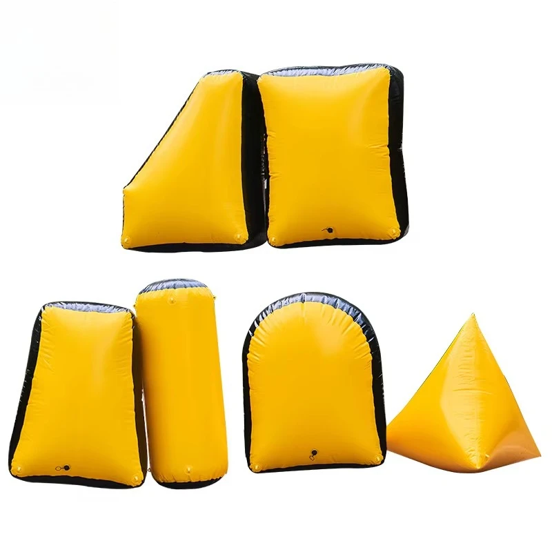 Hot Sale Inflatable Bunker  Building Attack Defense Game Bunker Set CS Fighting Field Paintball air Ball Inflatable Bunkers