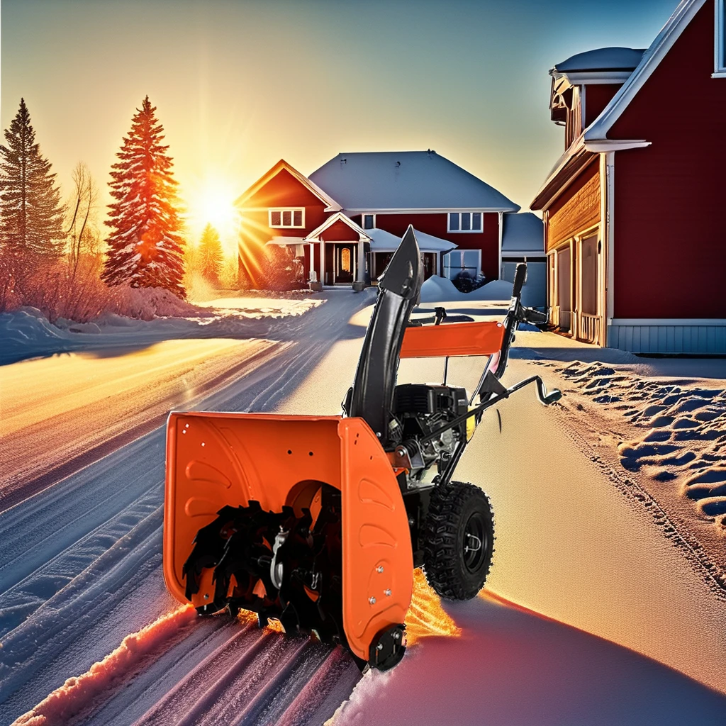 High Durability Home Snow Remover Hot Sale Road Snow Removal Machine Low Energy Consumption Snowplow Light Snow Blower