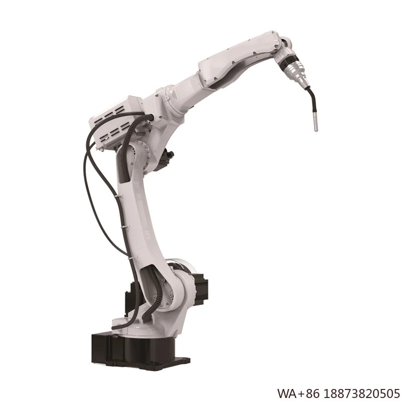 Robô industrial China Fábrica Robô de soldagem automática de 6 eixos com máquina de solda de fibra