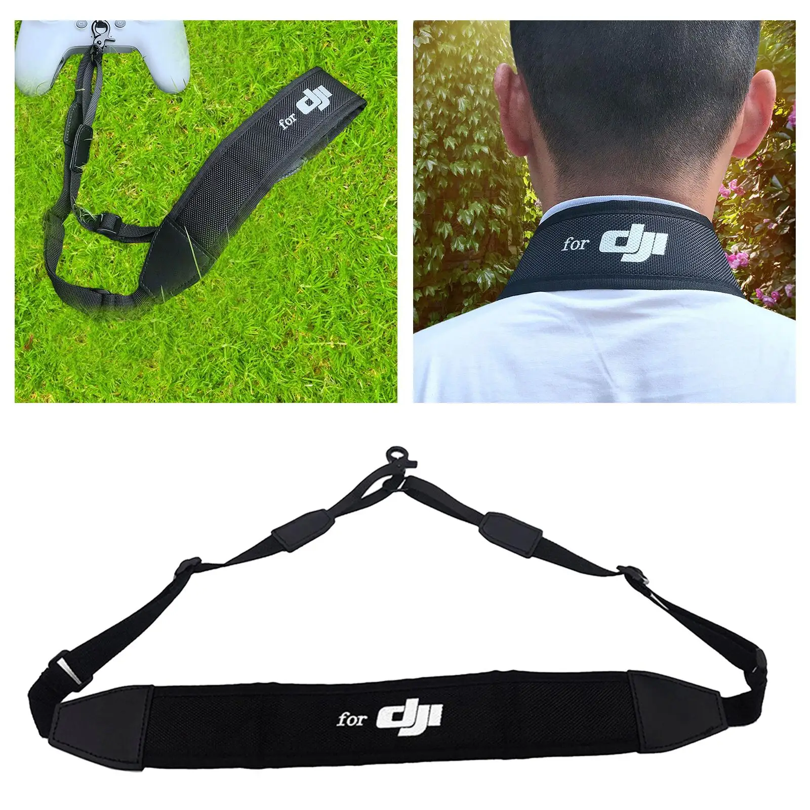 Adjustable Lanyard Neck Strap Shoulder Belt for DJI S 4 3 2 Remote Controller Transmitter, durable nylon material