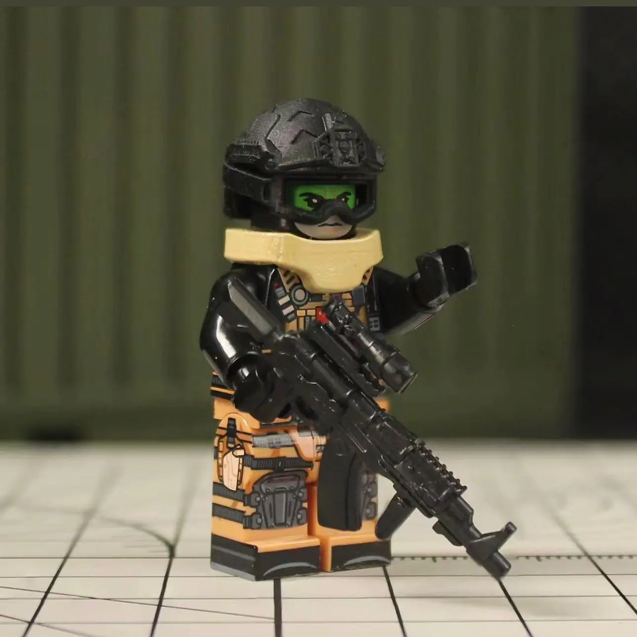 5cm Third-party Military Series Special Forces Building Blocks Action Figure Model Desktop Ornaments Collection Puzzle Gift Toy